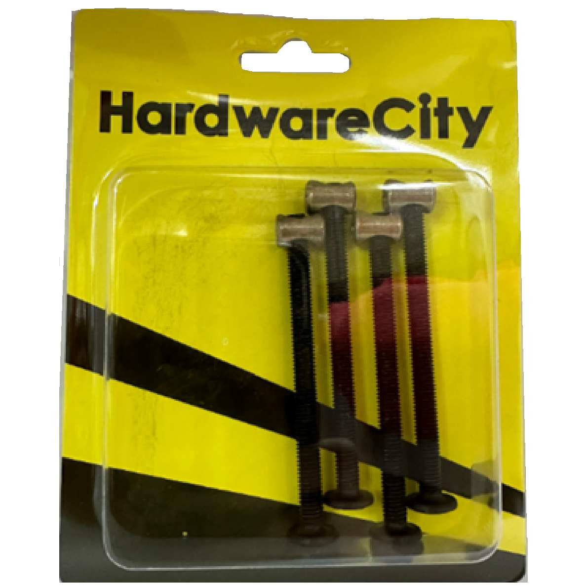 HardwareCity Furniture Bolt & Barrel Nut M6 X 80MM 4PC/PACK